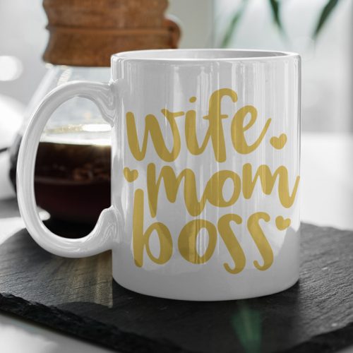 Wife Mom Boss - bögre