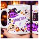 Névre szóló halloween bögre jelmezes gőzgombócokkal
